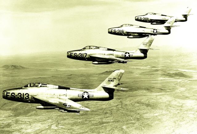 Luke AFB F-84F Thunderstreaks